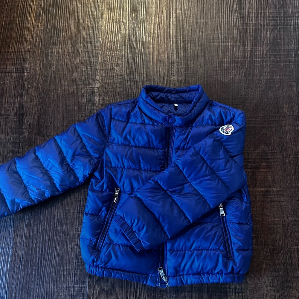 2T Moncler Authentic Moto Down Jacket